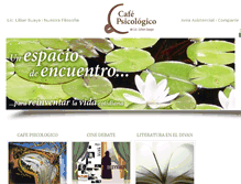 Tablet Screenshot of cafepsicologico.com